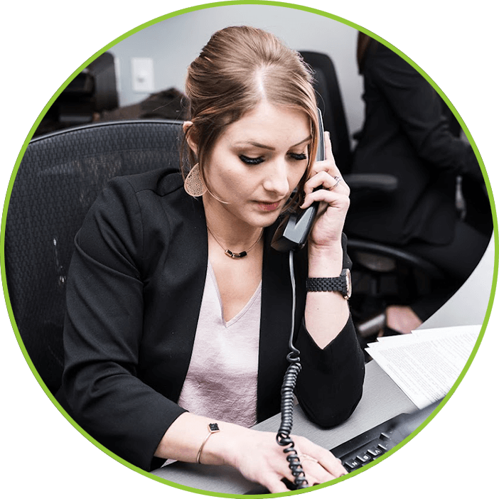 office coordinator calling patient